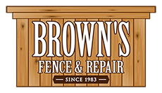 Brown's Fence & Repair Logo